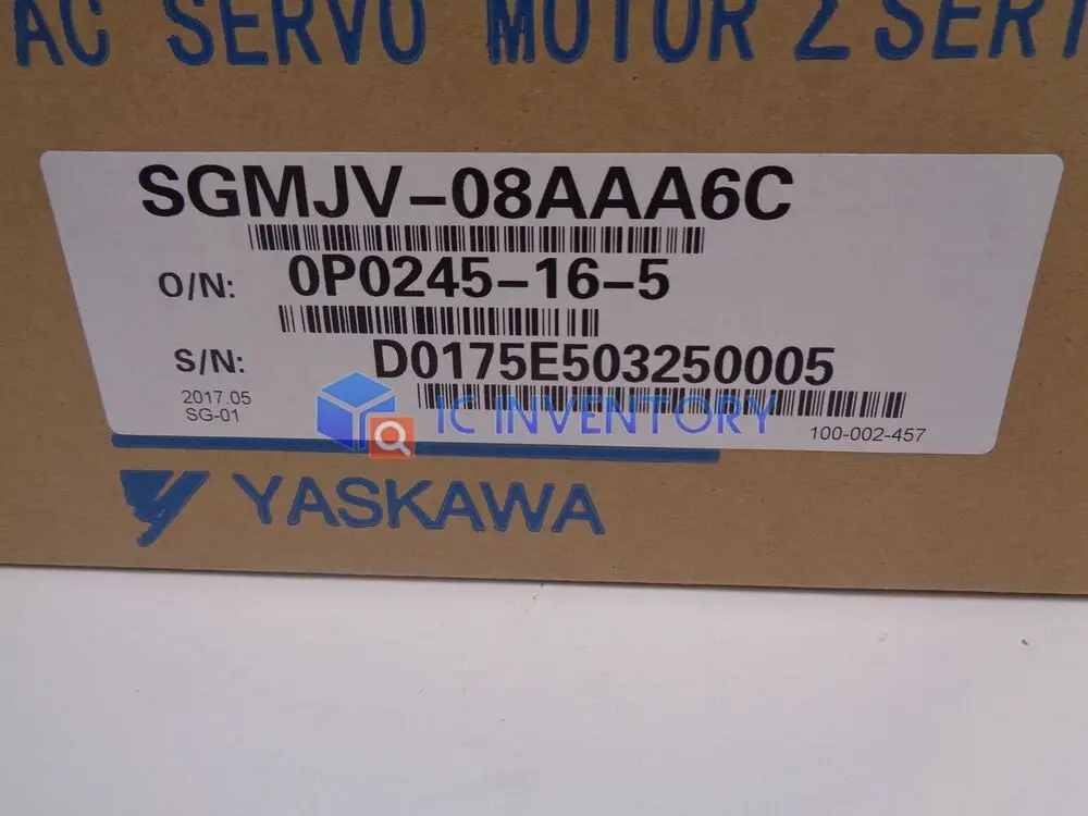 

1PCS Brand NEW IN BOX Yaskawa Servo Motor SGMJV-08AAA6C