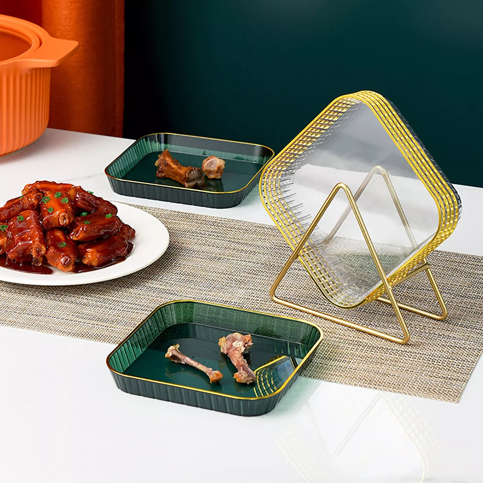 

Snack Snack Dish Set Small Bone Dish Spit Bone Dish Plate Small Plate Household Bone Bone Small Dish Cake Plate