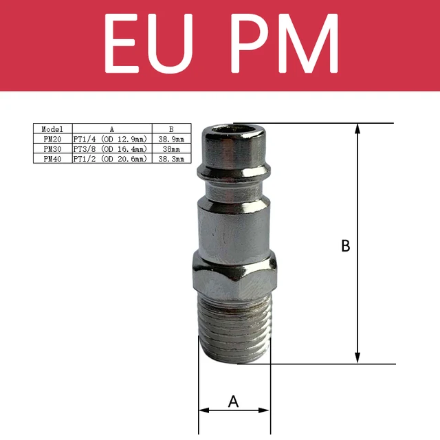 

Пневматический соединитель европейского стандарта, фитинги для воздушного шланга, муфта, аксессуары для компрессора, быстросъемный фитинг европейского стандарта