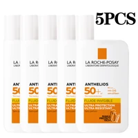 5pcs la roche posay sunscreen spf 50 face sunscreen oil free ultra light fluid broad spectrum universal tint body sunscreen