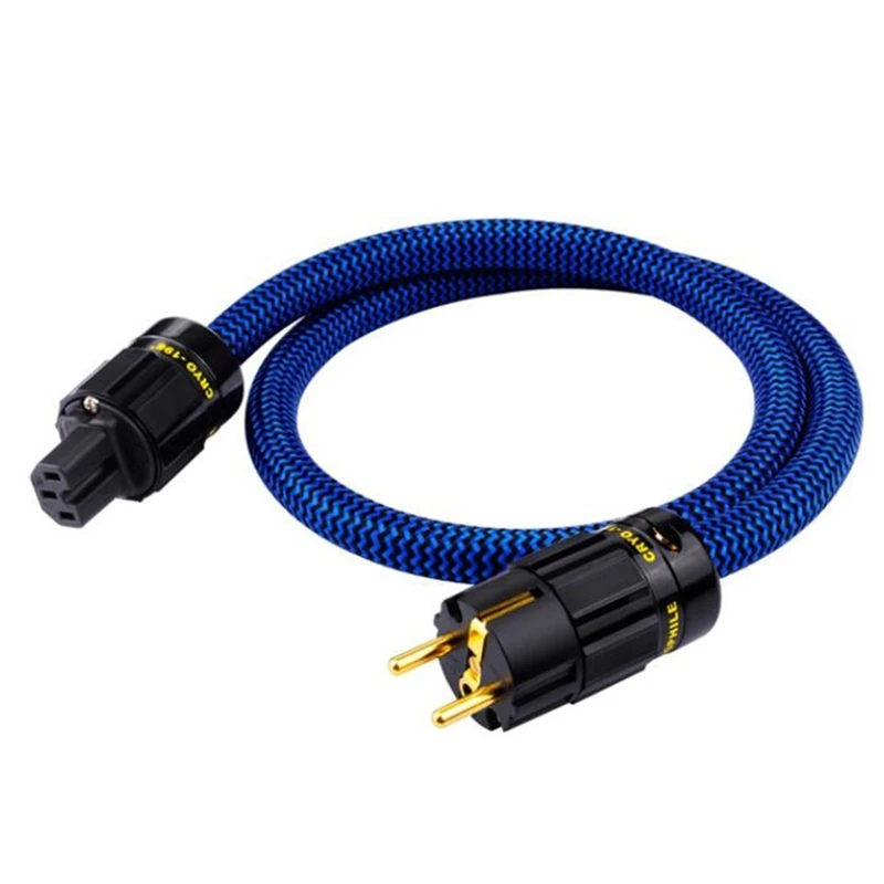 

Hifi Power Cable Hi-End 6N OCC Power Cord With Power Plug For DVD Amplifer Multimedia 1.5M