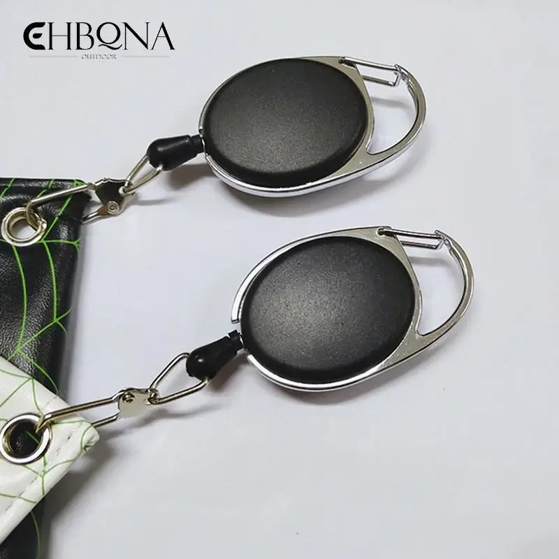

Square Golf Ball Cleaning Towel Mini With Retractable Keychain Buckle Golf Ball Club Head Cleaner