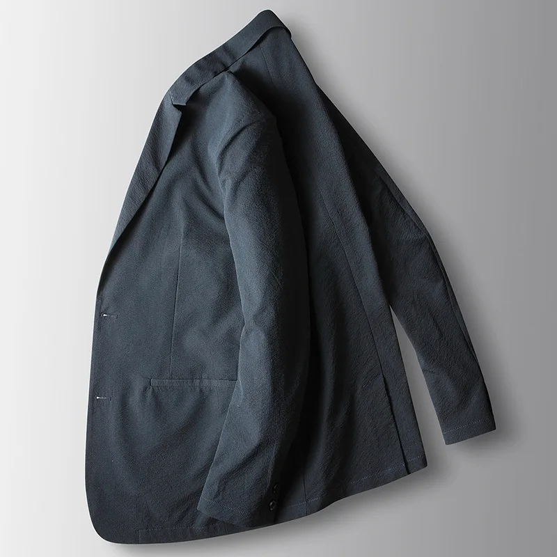 

5945-R-Men's Summer Short Sleeve Fashion Short Sleeve Customized suit