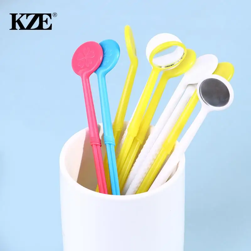 

1/10pcs Dental Double sided Mouth Mirrors Autoclavable Premium Front Surface Mouth Exam Reflector Oral Mirror Tooth Whitening