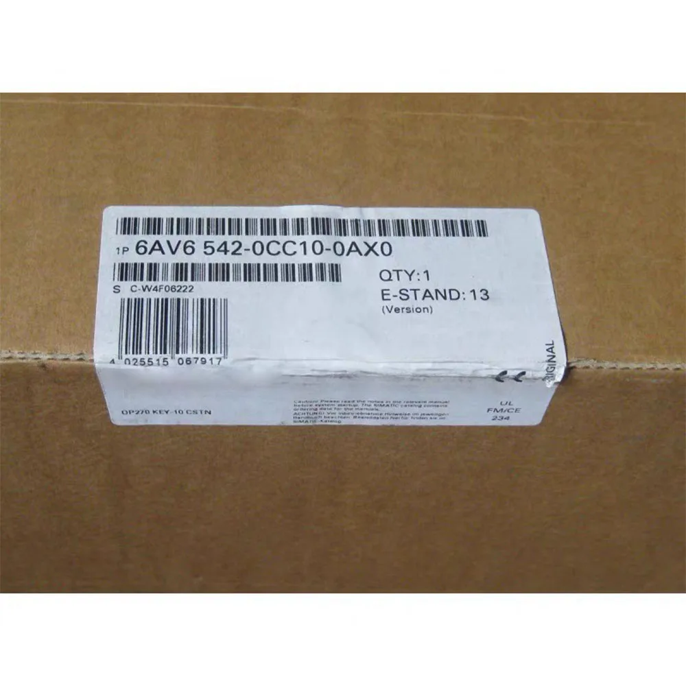 Новый сенсорный экран для Siemens 6AV6542-0CC10-0AX0 HMI 6AV6 542-0CC10-0AX0 в коробке