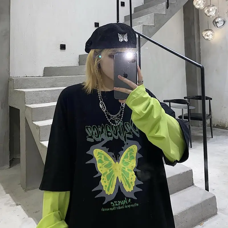 

Summer Goth Women Clothing Graphic T Shirts Gothic Clothes Angel Skull Korean Fashion Short Sleeve T Shirt Women Streetwear Tops