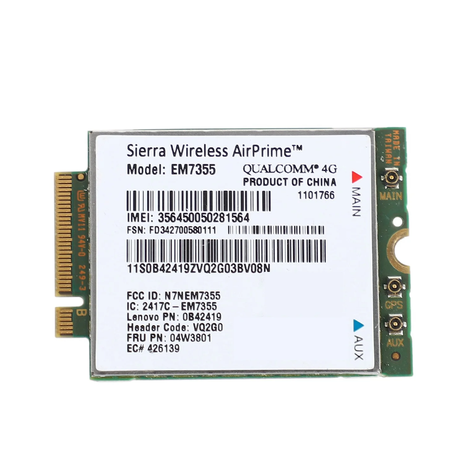 Модуль EM7355 LTE/EVDO/HSPA плата NGFF 42 Мбит/с 4G для Lenovo Thinkpad T431S T440 T440S T440P T540P W540 X240