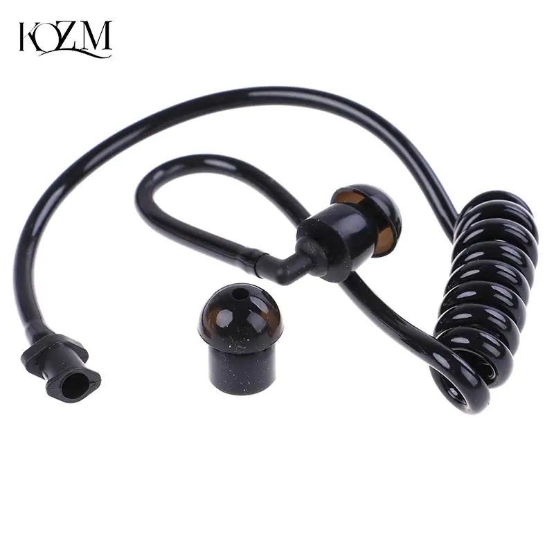 

Сменная Акустическая трубка для наушников-раций, черная пружина, Воздушная трубка для замены наушников