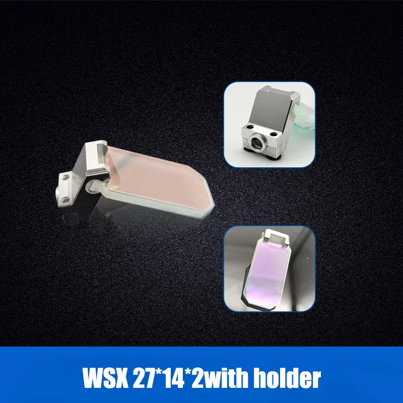 Лазерные ручные Отражающие зеркала 30x14x2 мм для WSX SUP QILIN HANWEI сварщика режущая головка с зажимом Светоотражающие линзы с держателем