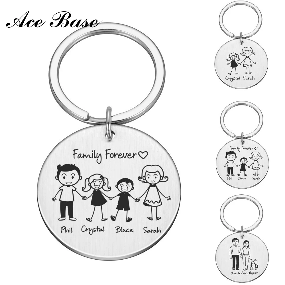 

Брелок для ключей из нержавеющей стали, с гравировкой имени