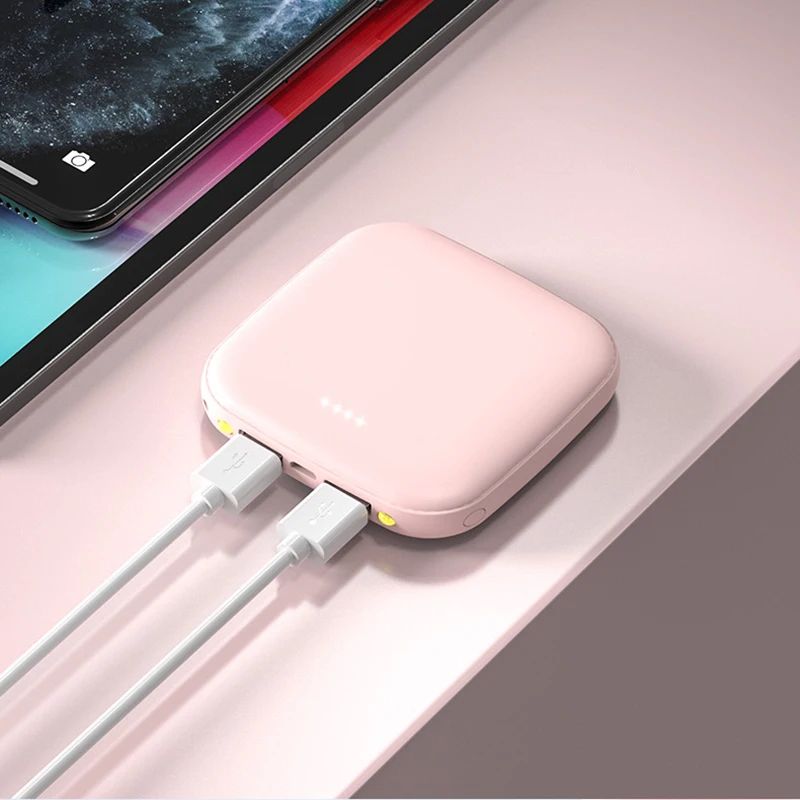 

Portable Mini Power Bank Double USB OUTPUT LED Flashlight Phone battery Charger Powerbank For Smart Mobile Phone Pover 016