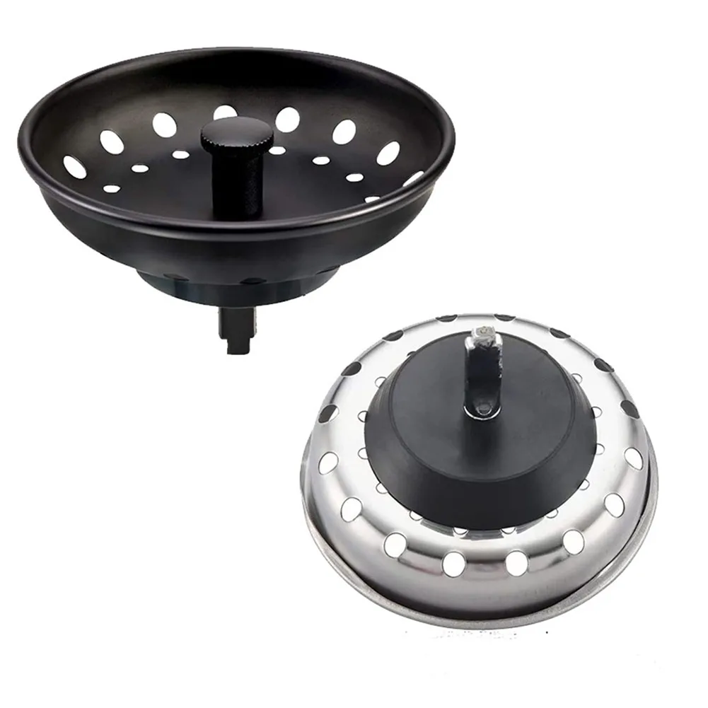 

Stainless Steel Sink Strainer Stopper Prevents Clogging Easy to Clean Fits Standard US 3 19 Sinks Durable Material