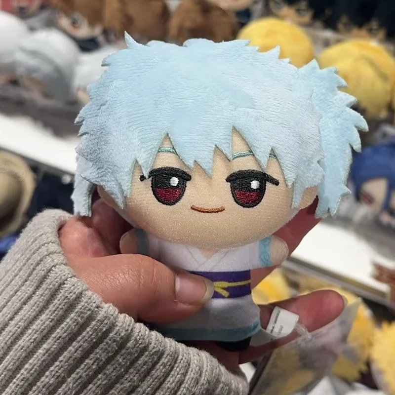 Фото В наличии: Оригинальные плюшевые куклы Bandai Gintama Yoshiwara In Flames Vol 1, мягкие игрушки-персонажи аниме, коллекционные подарки №4