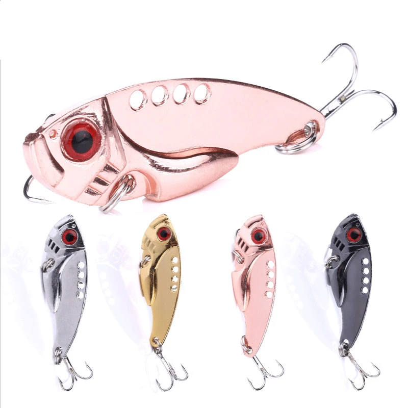 

4pcs Metal Hard Bait Bionic Fish Fishing Supplies Artificial Baits Fish Wobbler Winter Ice Fishing Jig Pike Bass Lure Tackle