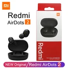 Новые оригинальные беспроводные наушники Xiaomi Redmi AirDots 2, гарнитура Bluetooth 5,0, беспроводные наушники Mi Ture, наушники-вкладыши, наушники