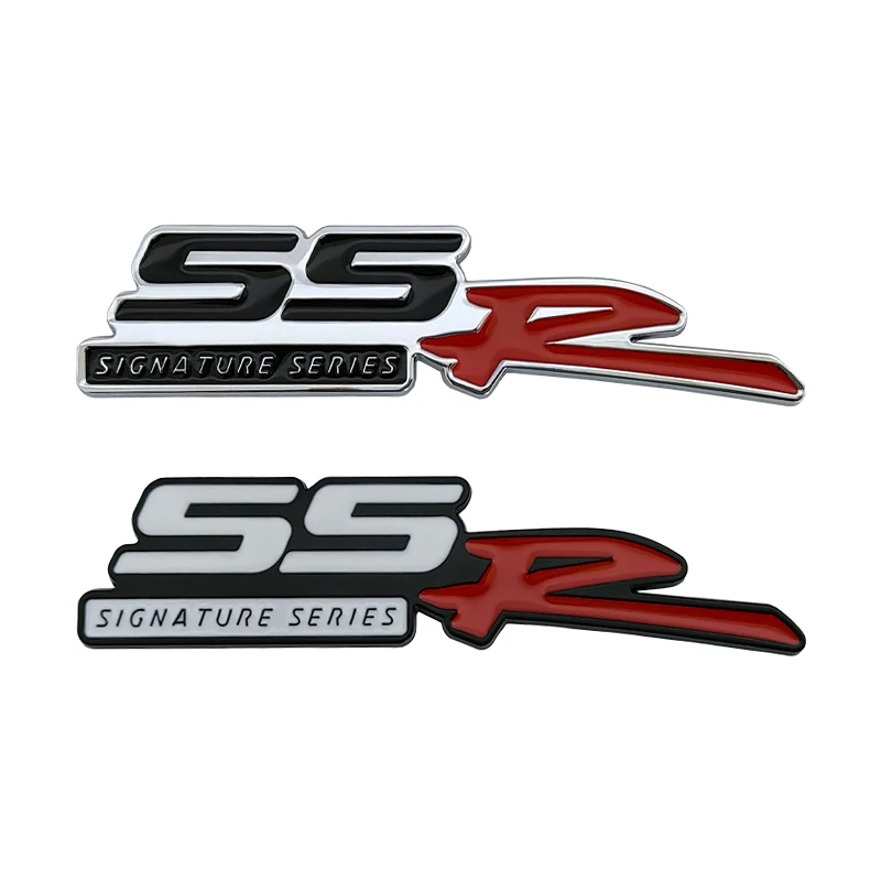 

3d Metal SSR Logo Car Rear Trunk Fender Emblem Badge Sticker Decals for Chevrolet SS R Accessories