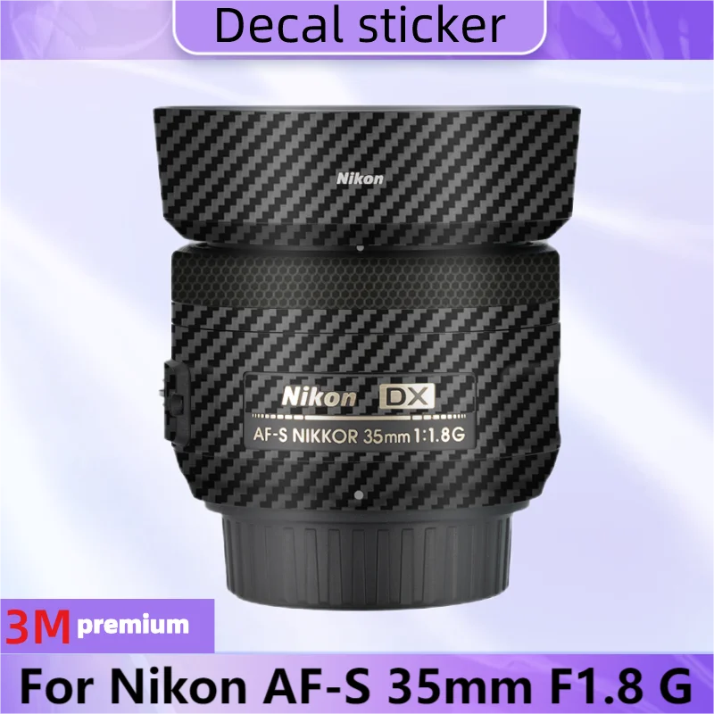 Чехол для объектива Nikon AF-S 35 мм F1.8 G наклейка защитная пленка защитное покрытие от