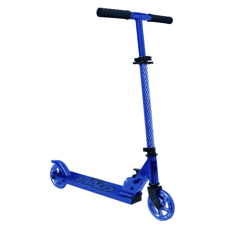 

HALO Rise Above Candy Chrome Premium Inline Scooter - Chrome Blue - Designed for All Riders (Unisex)