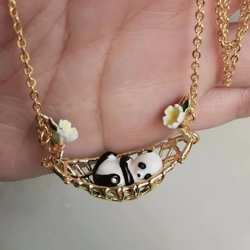 Модные ювелирные изделия с эмалью 18K милыми животными |