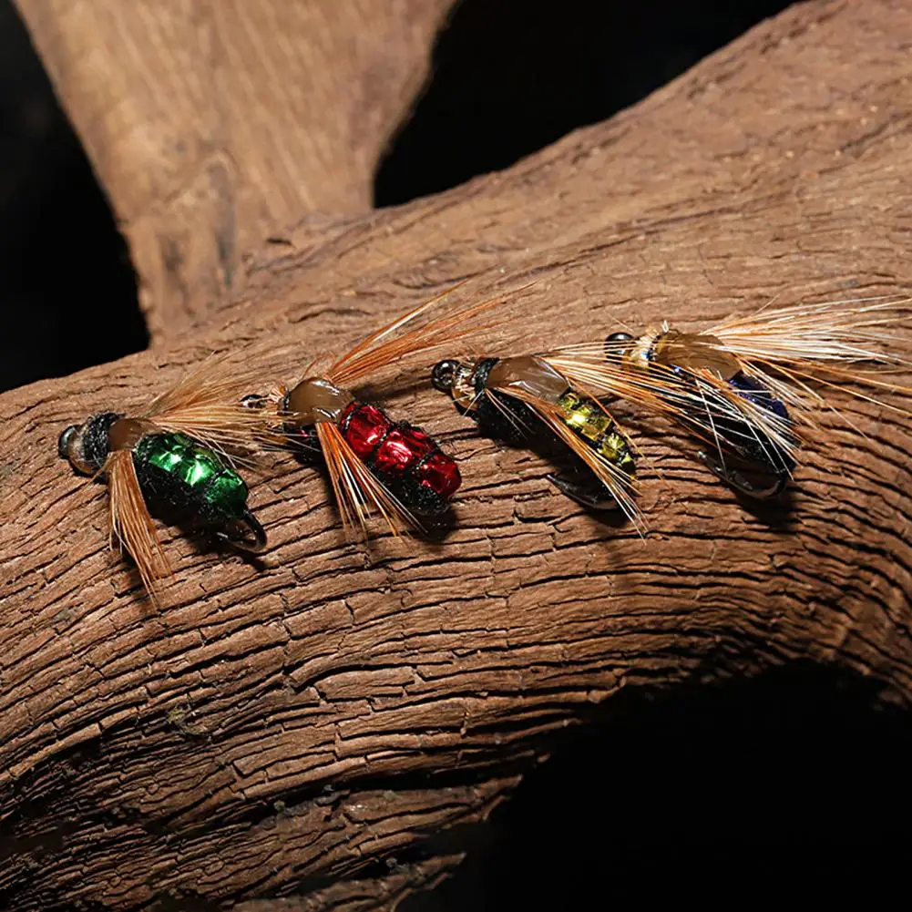 5 шт./10 шт. бионическая приманка тонкая работа Высокая гибкость острый крючок