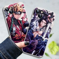 naruto and sasuke phone case for capinha iphone 11 7 7p 12 11 13 max pro mini 6 6s x xr xs se 2020 8 plus 4mya slot accessories