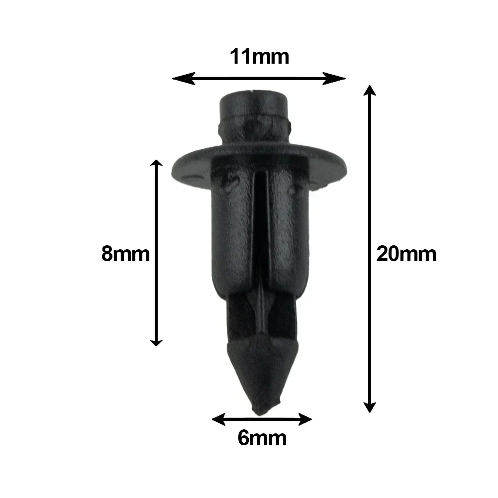 100 X автомобильный/велосипед/мотоцикл обтекатель заклепки панель крепежные