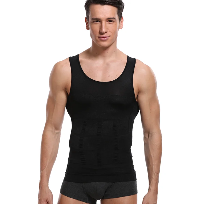 

Mens Body Shaper Abdomen Reducer Abs Tummy Slimming Compression Shirt Belly Shapers Gynecomastia Reducing Shapewear Corset Top