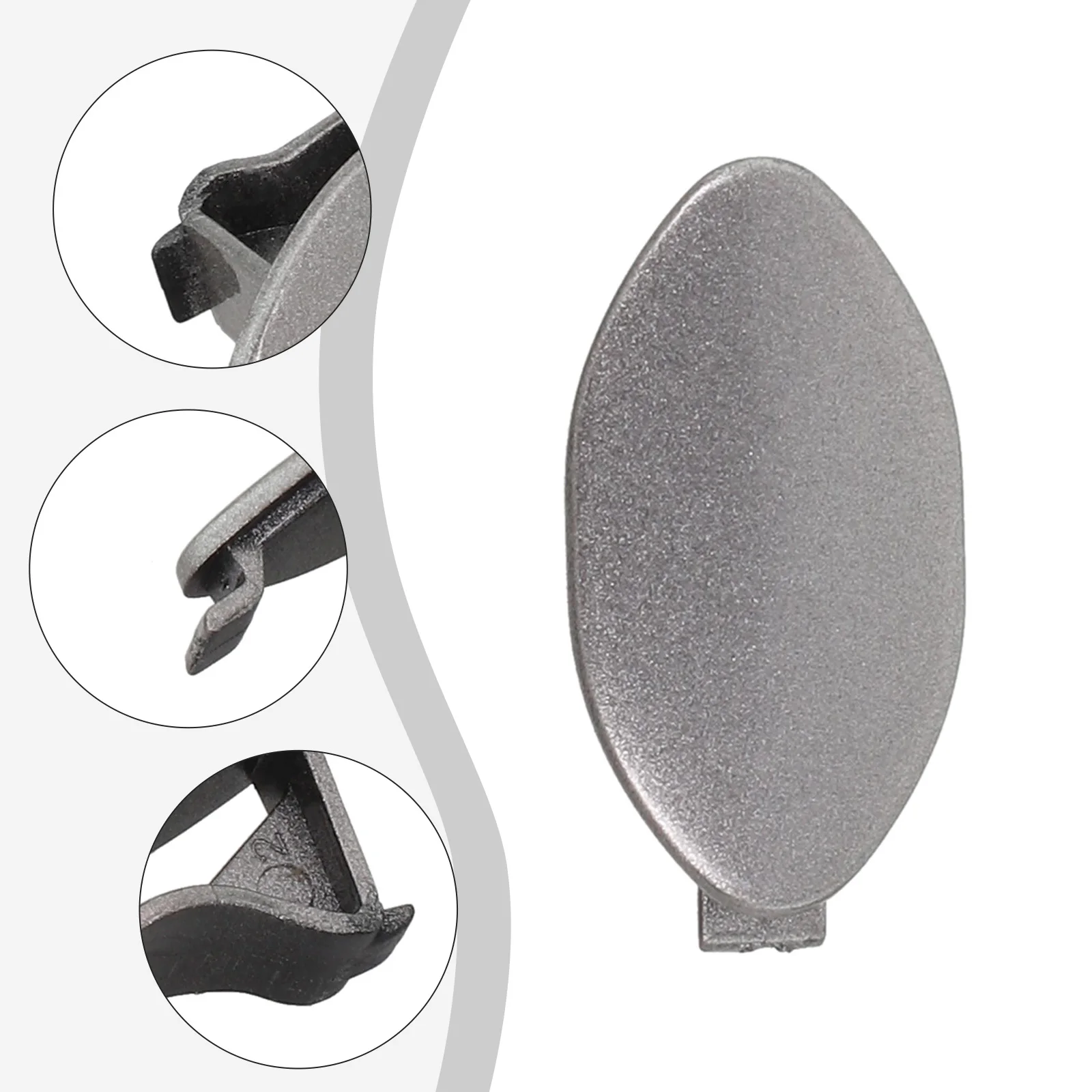 Черная крышка дверной ручки со стороны водителя дверная ручка замочной скважины