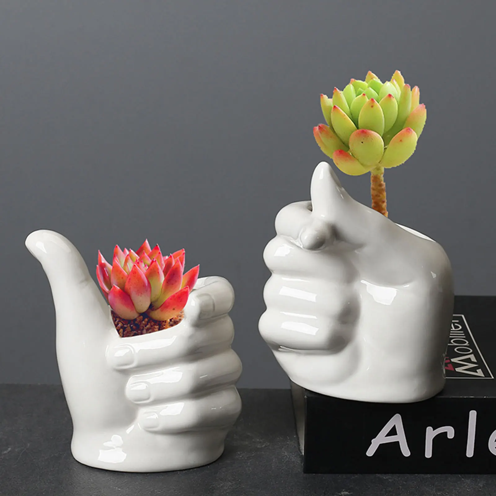 Керамические долговечные настольные украшения милые подарочные вазы цветочный