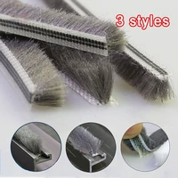 draught excluder brush pile seal strip window door sealing strip sound insulation wind proof strip gasket 3 styles available