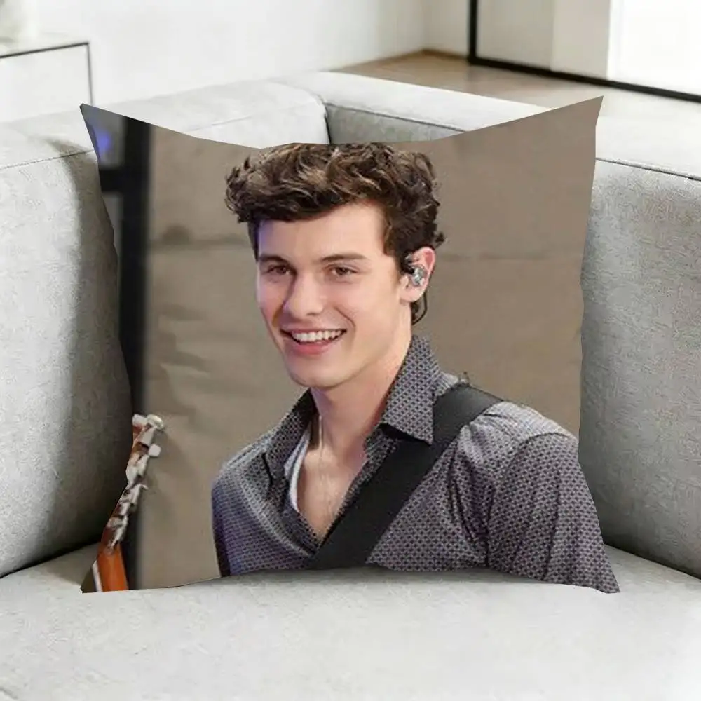 Наволочка Stitches S-Shawn Mendes-S Square с двусторонним принтом, для спальни, прикроватная, для дивана, чехол для подушки, подарок (art.: 3920dbbdbb2a5) - 3920dbbdbb2a5