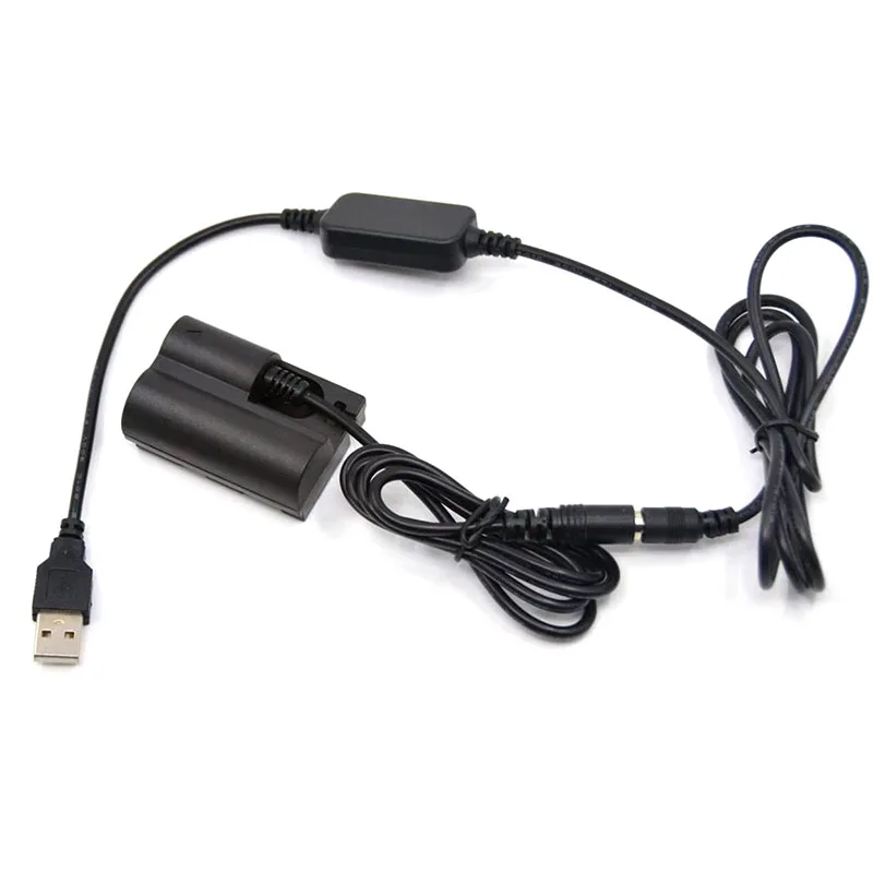 USB-кабель-адаптер Vitesun 5 В + фиктивная батарея BP-511 DR-E2 DR-400 для камеры Canon ACK-E2 EOS 5D 10D 20D