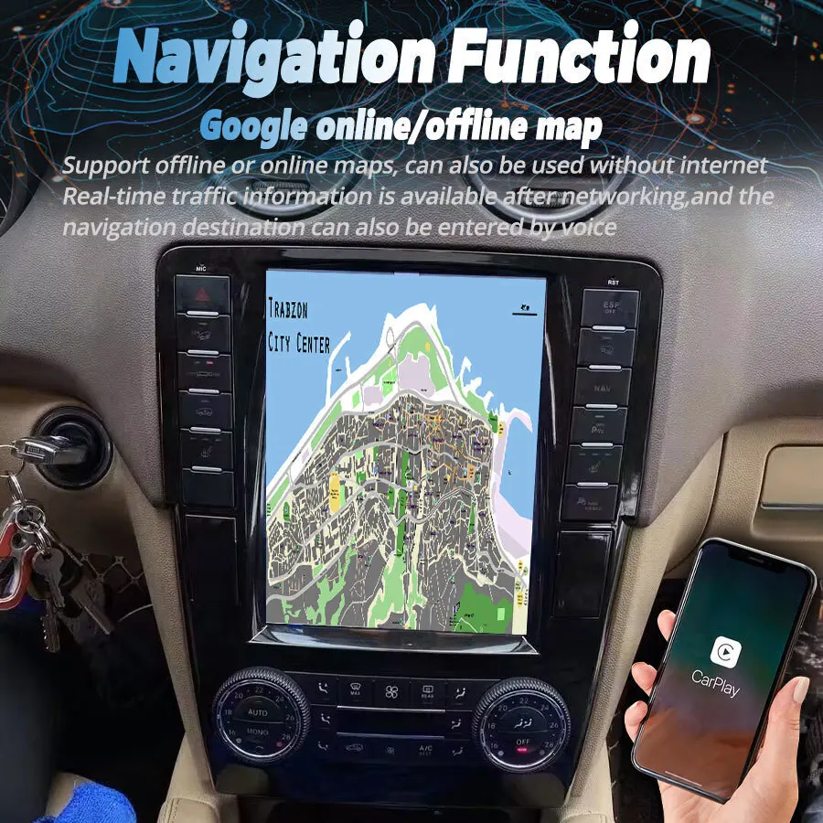 9 7-дюймовый экран Android для Mercedes Benz ML W164 W300 ML350 ML450 ML500 GL X164 G320 GL350 GL450 GL500 Автомобильный