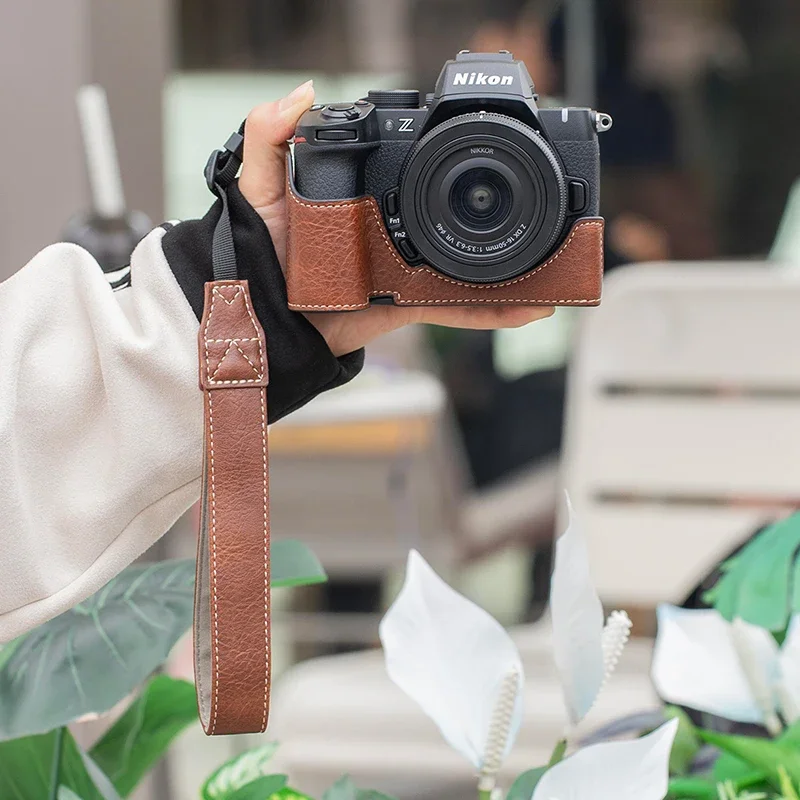 Защитный чехол для камеры Nikon Z50II кожаный защитный кожаная сумка из искусственной