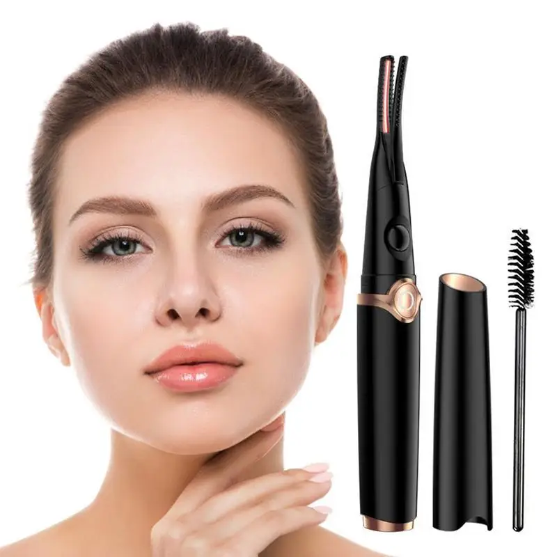 

Щипцы для завивки ресниц с подогревом, гребень с зажимом, с двойной USB зарядкой, 3 нагревателя