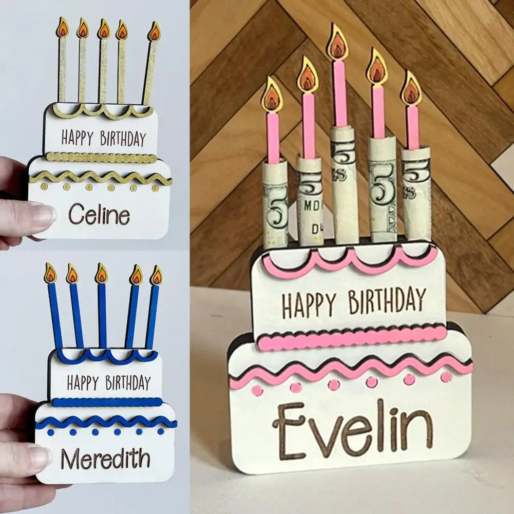 

Отличный бумажник для торта на день рождения с надписью изогнутым гладким краем украшение для торта