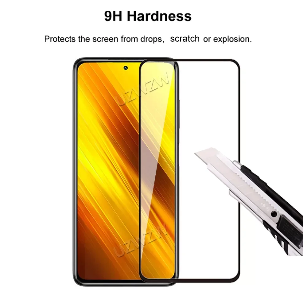 For Xiaomi Poco X3 NFC / X3 Pro / X3 GT 5G Full Coverage Tempered Glass Phone Screen Protector Protective Guard Film 2.5D