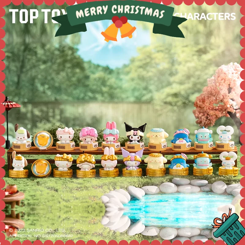 Toptoy Sanrio семья мини Горячая Весенняя серия слепый мешок игрушки Kuromi Pom пурин