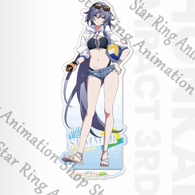 Фото Официальная акриловая подставка-стенд с персонажами аниме Honkai Impact 3: Киана Каслана, Мэй Райден, Броня, Зайчик, Сенадина. №3