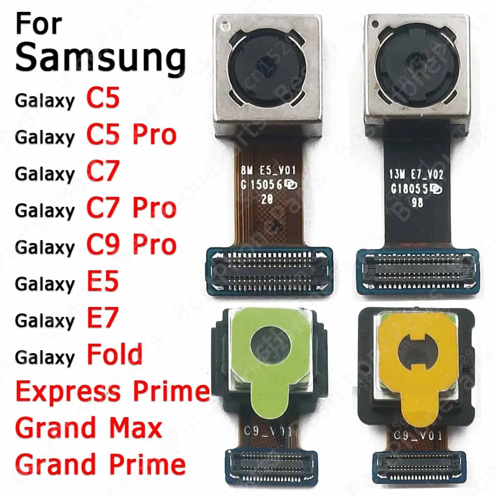 Модуль задней камеры для Samsung Galaxy Fold Express Prime Grand Max C5 C7 C9 Pro E5 E7 Оригинальные