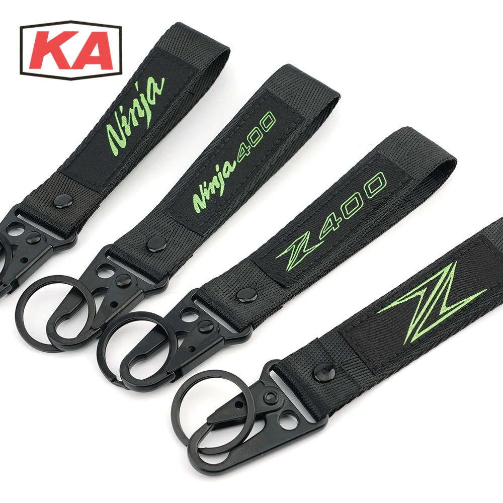 

Motorbike Keychain For Kawasaki Ninja400 Z400 Ninja Z Versys X300 400 650 1000 Universal Bicycle Keyring Key Chain Holder Case