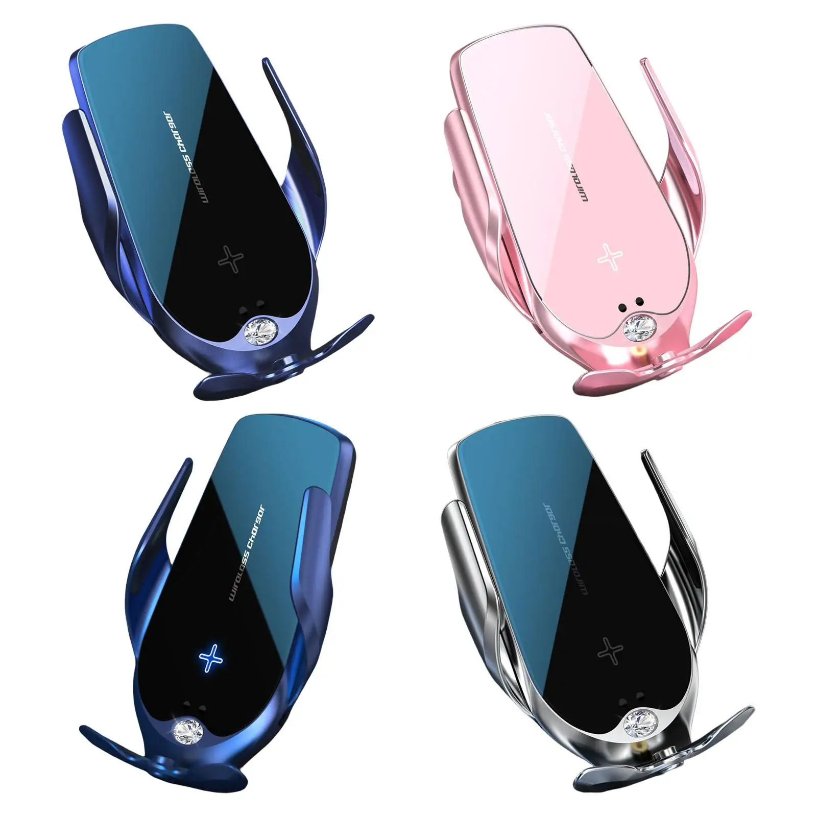 

Air Vent Mount Car Charging Phone Stand Cradle 15W 360 Adjustable QC 3.0Fast Charging