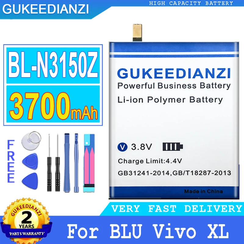Аккумулятор емкостью 3700 мАч для BLU Vivo XL 5 5R V0090UU V0090E V0050UU для батареи большой мощности Vivo5 Vivo5R