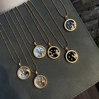 twelve constellation necklace female korean version ins cold wind collarbone chain female necklace jewelry trend accessories