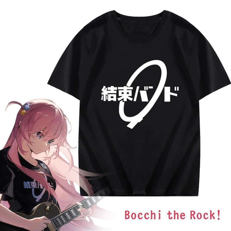 

Футболка для косплея с коротким рукавом и логотипом группы ksoku из аниме Bocchi The Rock