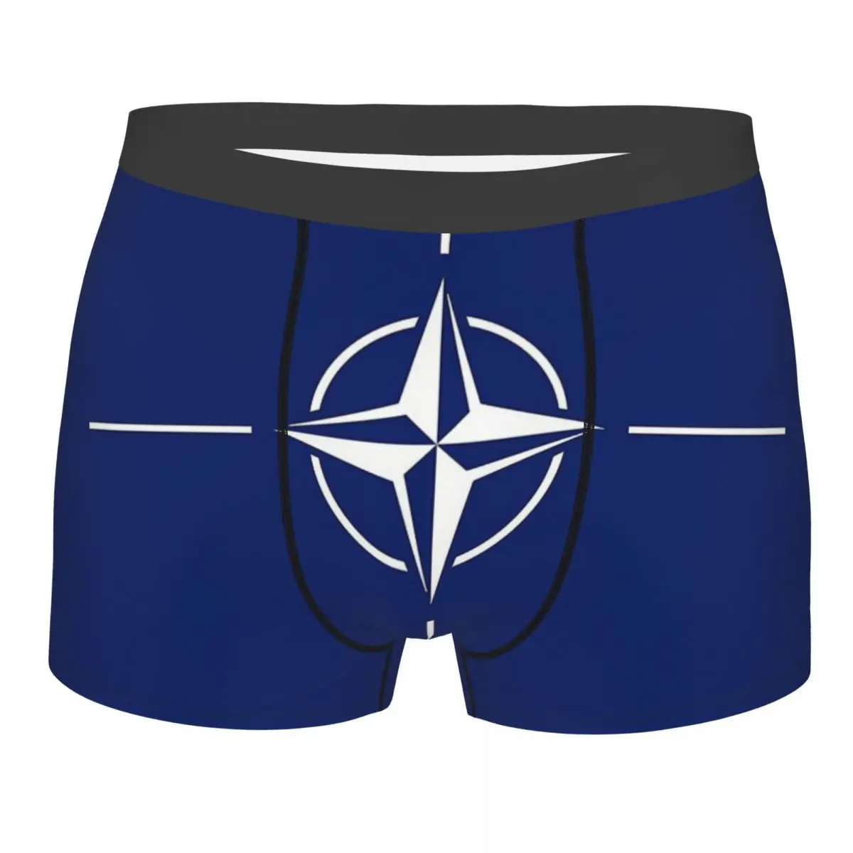 

NATO National Flag Underpants Breathbale Panties Man Underwear Comfortable Shorts Boxer Briefs