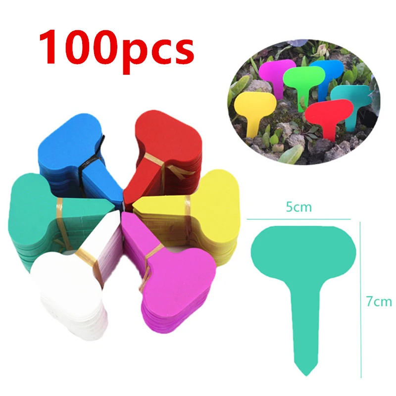 100 шт. яркие ярлыки для цветов