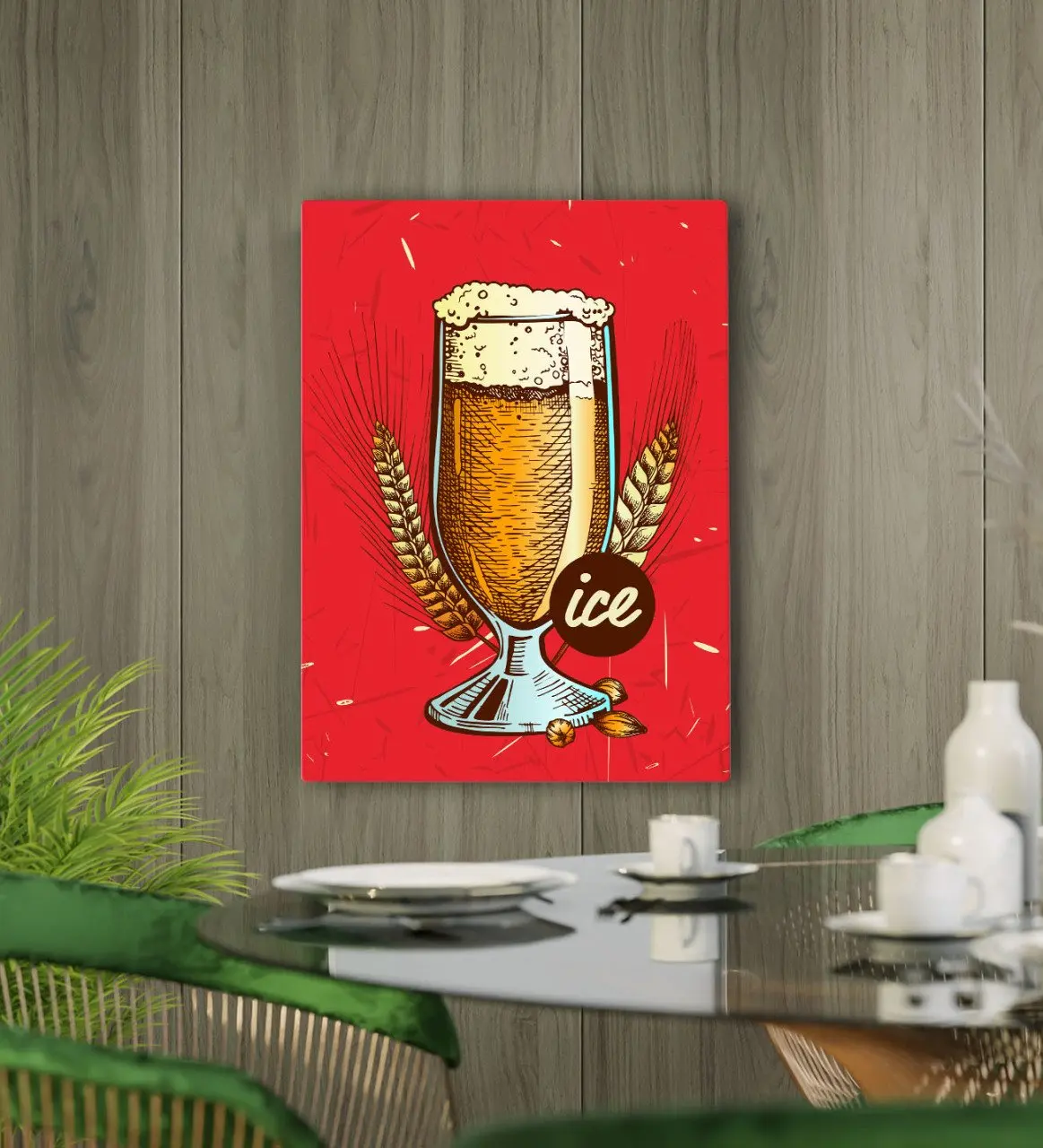 

Брезентовый стол BK 50x70 см-34 в подарок для кафе, бара и ресторана