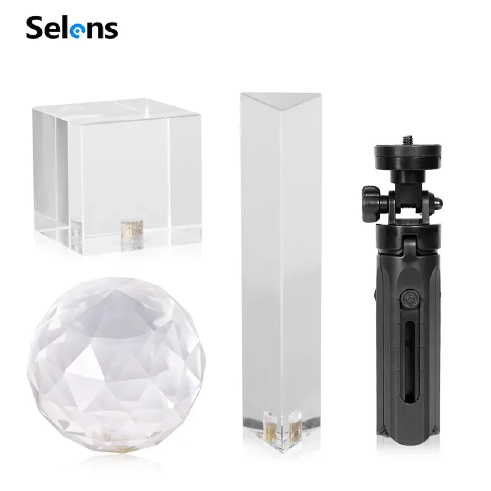 Selens фотография призма с 1/4 ''фотографии хрустальный шар Оптическое стекло