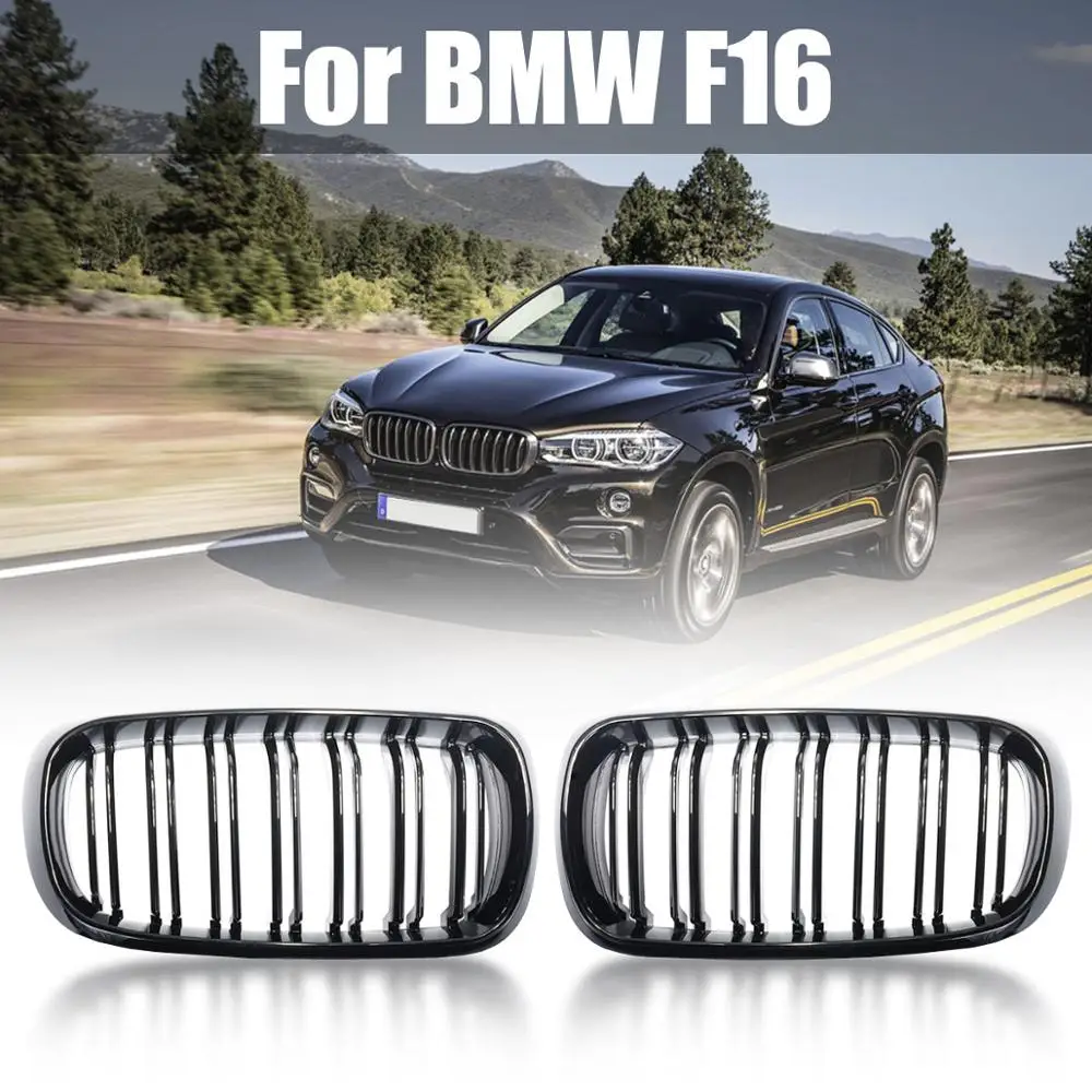 

Решетки для переднего бампера BMW F15 F16 X5 X6 F85 F86 X5M X6M 2014-2017, 1 пара